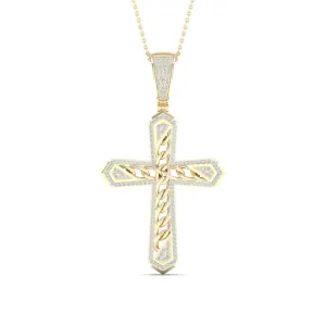10K 0.55CT Diamond Pendant
