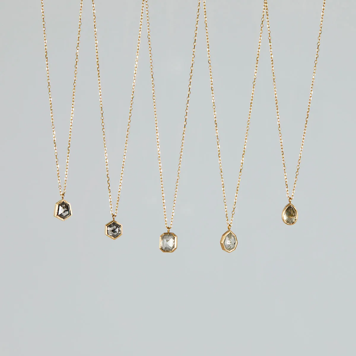 1.13 Carat One-of-a-Kind Rose Cut Diamond Necklace | DN11-OOAK
