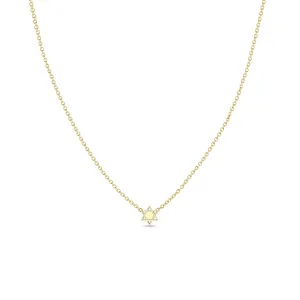 14k Itty Bitty Star of David Necklace