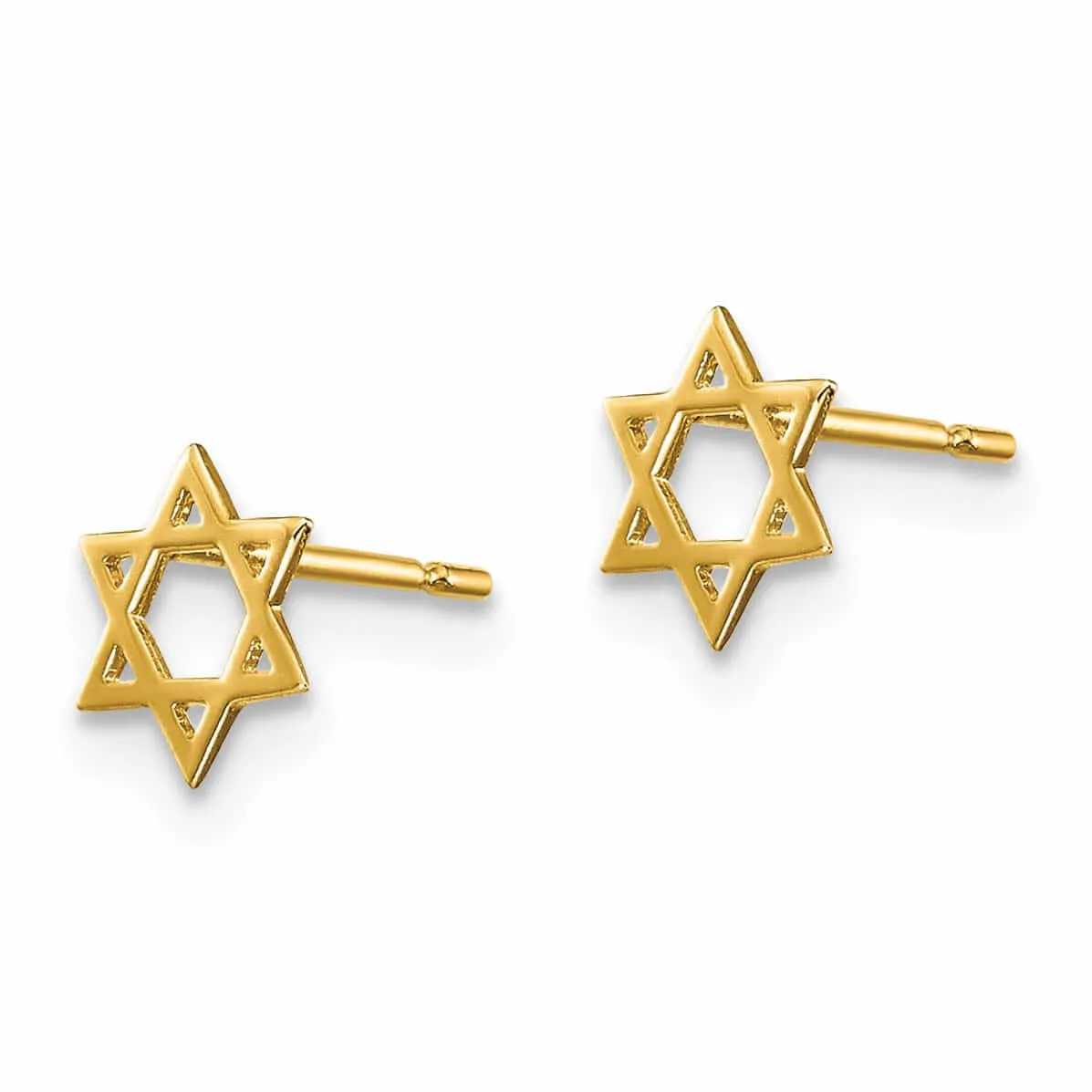 14k Madi K Star of David Post Earrings