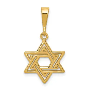 14K Star of David Charm