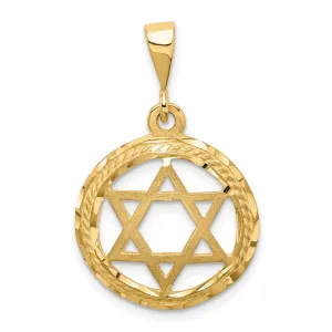 14k Star Of David Charm