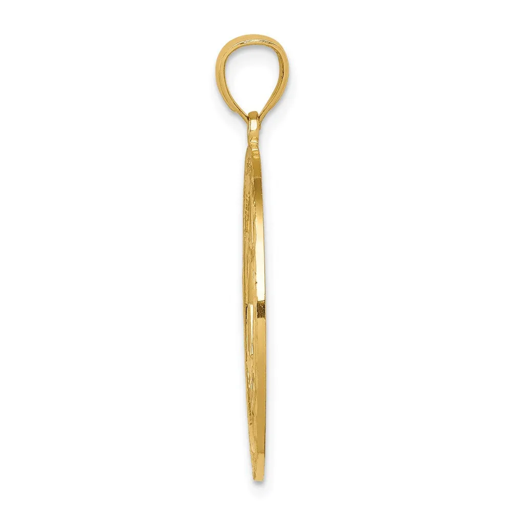 14K Star of David Pendant