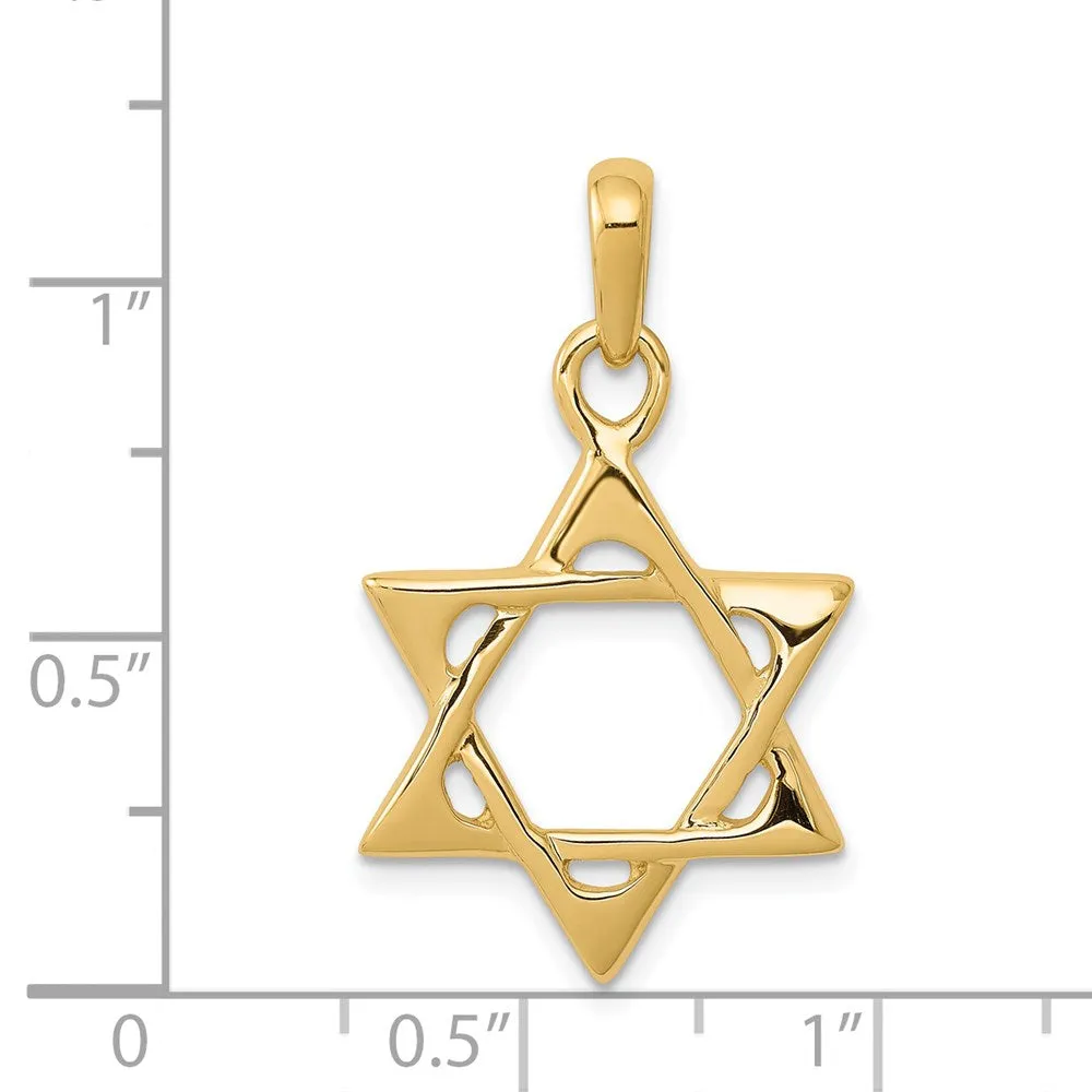 14k Star of David Pendant