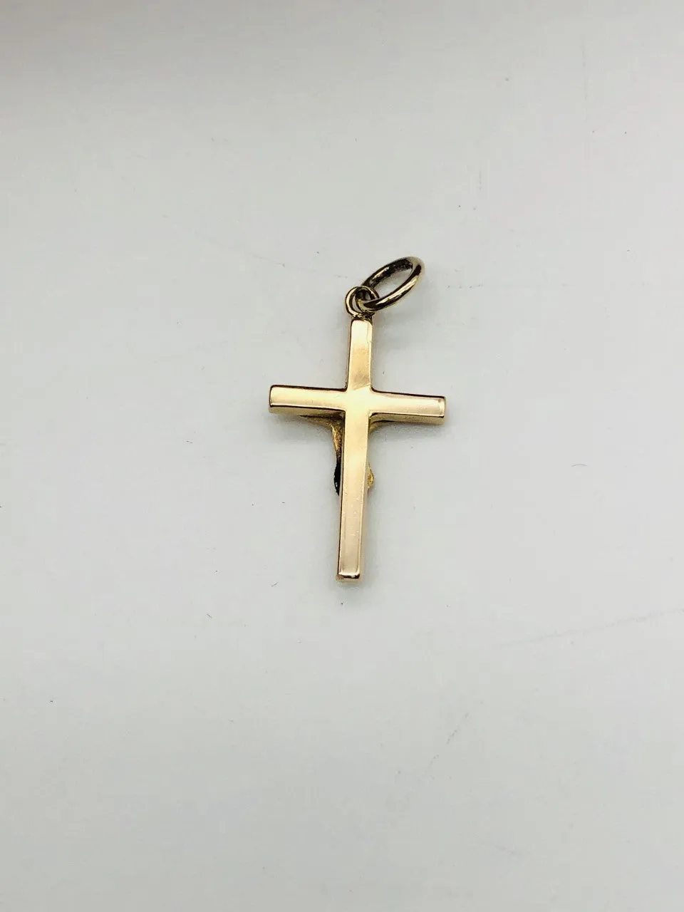 14K Yellow Gold Cross Pendant