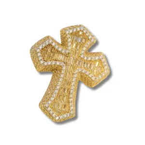 14K Yellow Gold Cross Ring