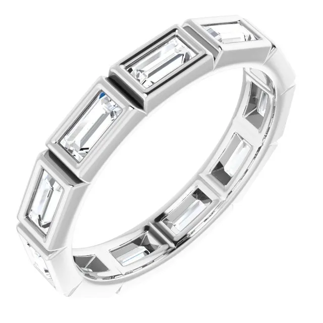 1.54 ct. Straight Baguette Diamond Eternity Band