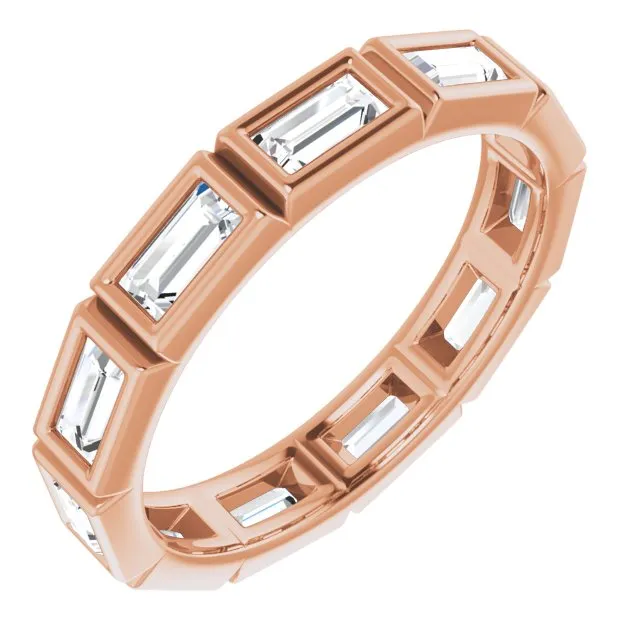 1.54 ct. Straight Baguette Diamond Eternity Band