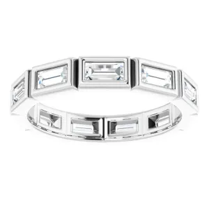 1.54 ct. Straight Baguette Diamond Eternity Band