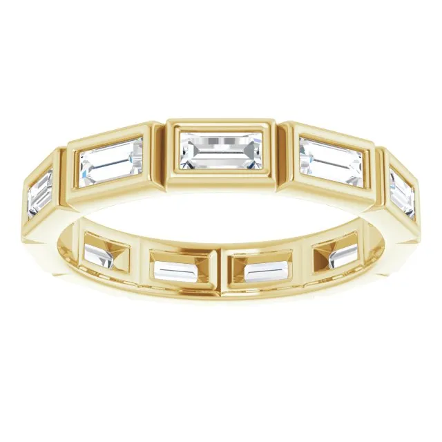 1.54 ct. Straight Baguette Diamond Eternity Band