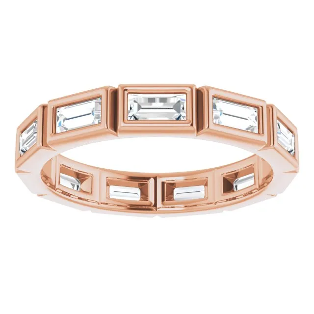 1.54 ct. Straight Baguette Diamond Eternity Band