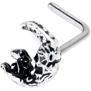 20 Gauge 7mm Mushrooms on the Moon L Shape Nose Ring