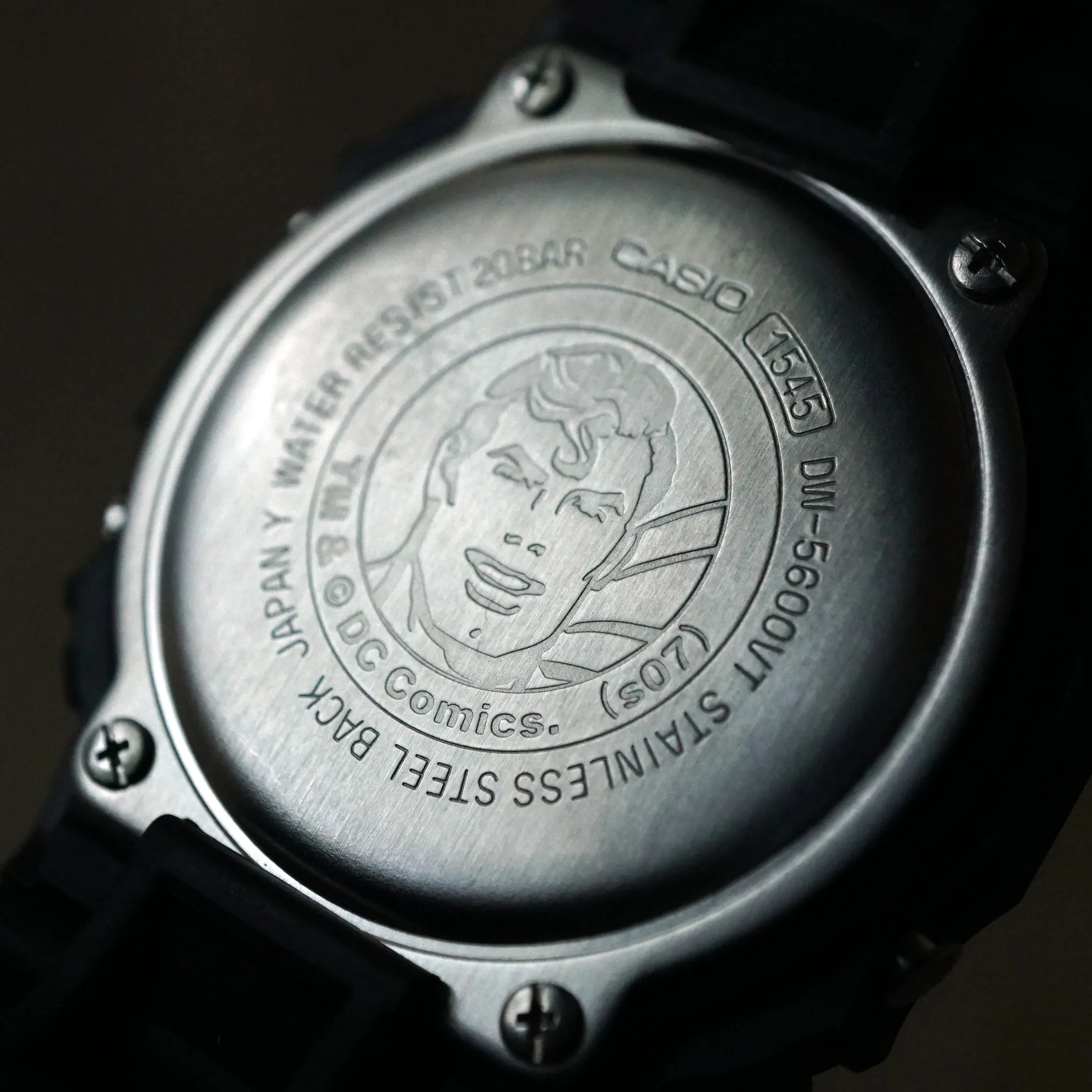 2007 CASIO G-SHOCK DW-5600VTSUP-1TJR DC COMICS EDITION "SUPERMAN"