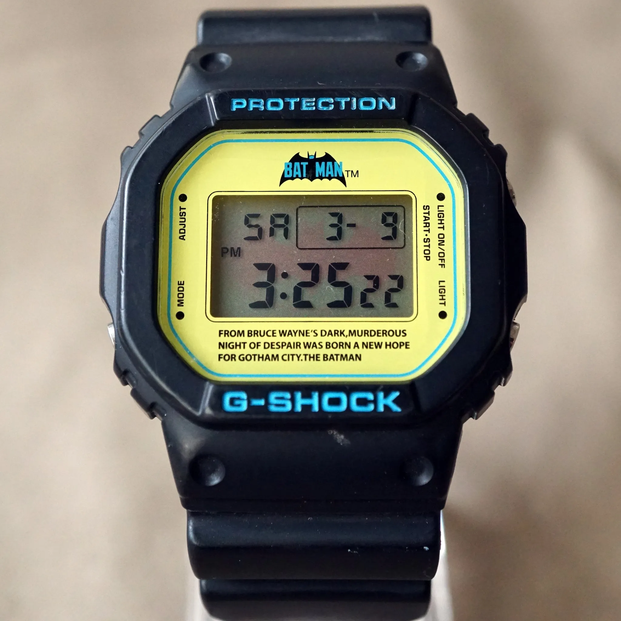 2009 CASIO G-SHOCK DW-5600VT DC COMICS EDITION "BATMAN"