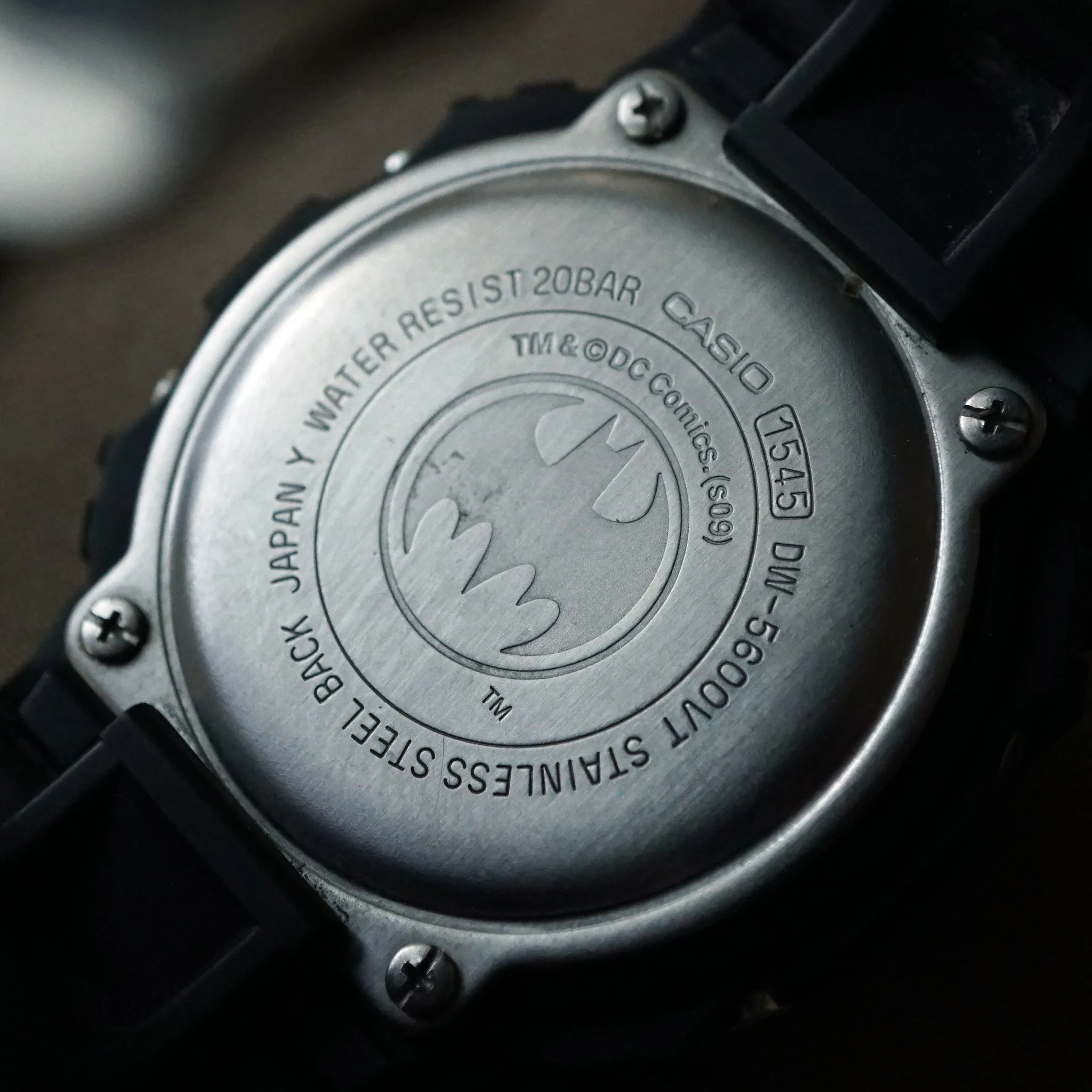 2009 CASIO G-SHOCK DW-5600VT DC COMICS EDITION "BATMAN"