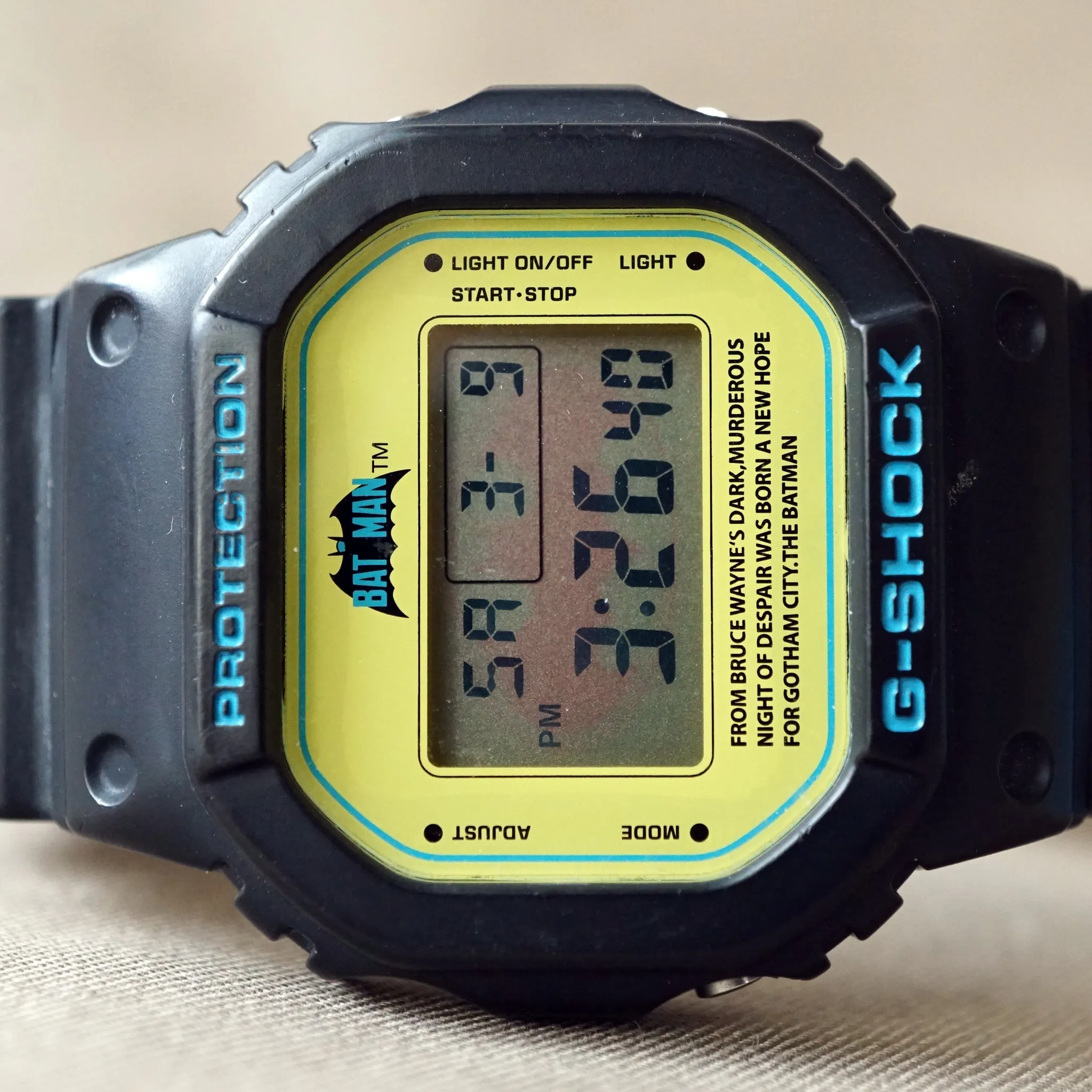2009 CASIO G-SHOCK DW-5600VT DC COMICS EDITION "BATMAN"