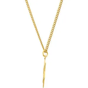 24K Yellow Gold-Plated Sterling Silver 28.8x22.62mm Star of David Necklace