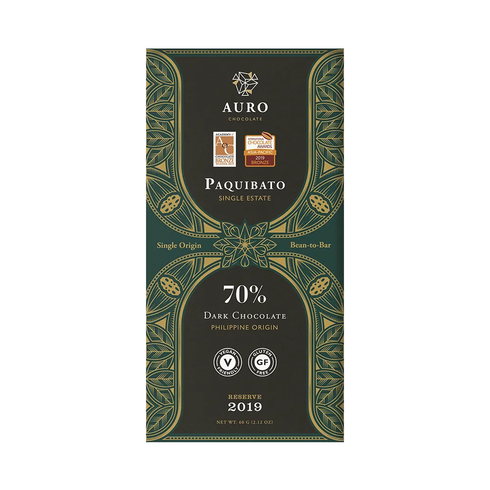 70% Dark Chocolate Paquibato 60G