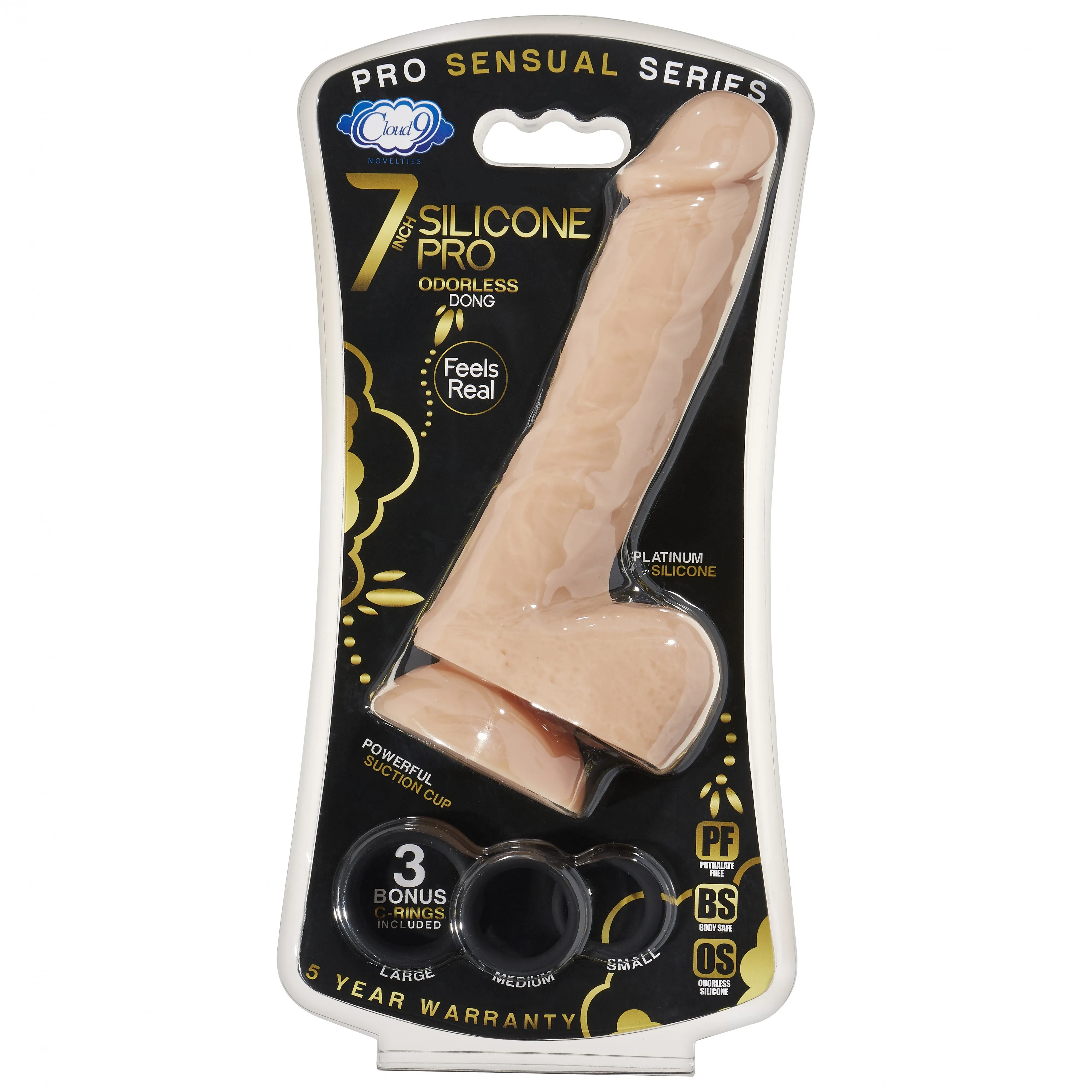 7&quot; Silicone Pro Odorless Dong - Flesh