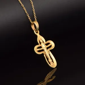 925 Sterling Silver Pendant Indian Traditional Religious Cross Pendant Jewelry