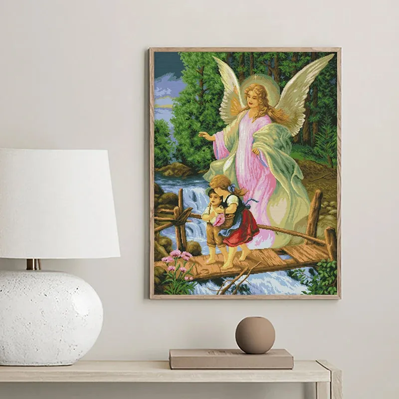 Angel Escort Character Pattern Cross Stitch Supplies