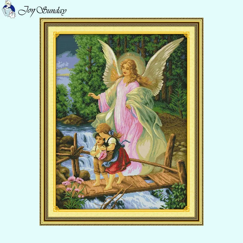 Angel Escort Character Pattern Cross Stitch Supplies