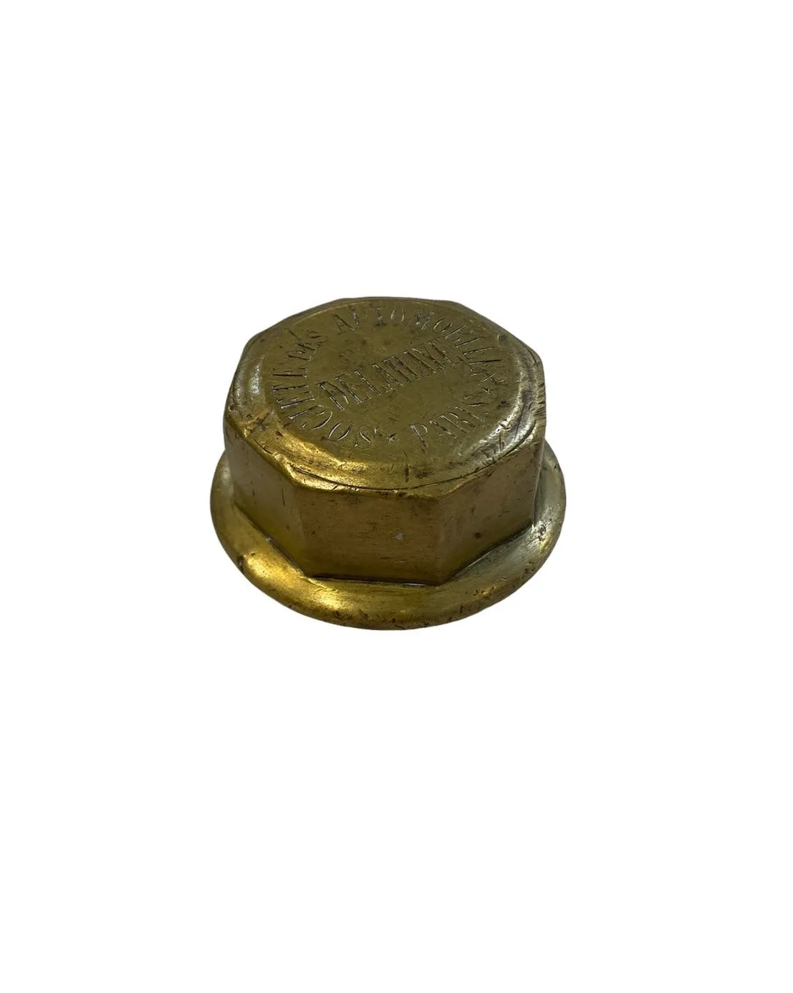 Antique French Brass HubCap from early 1900’s
