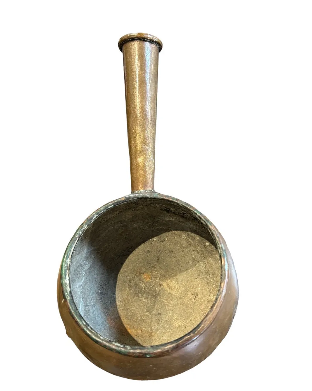 Antique French Copper Fondue Pot