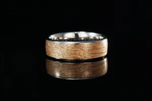 AVOCADO WOOD TITANIUM RING