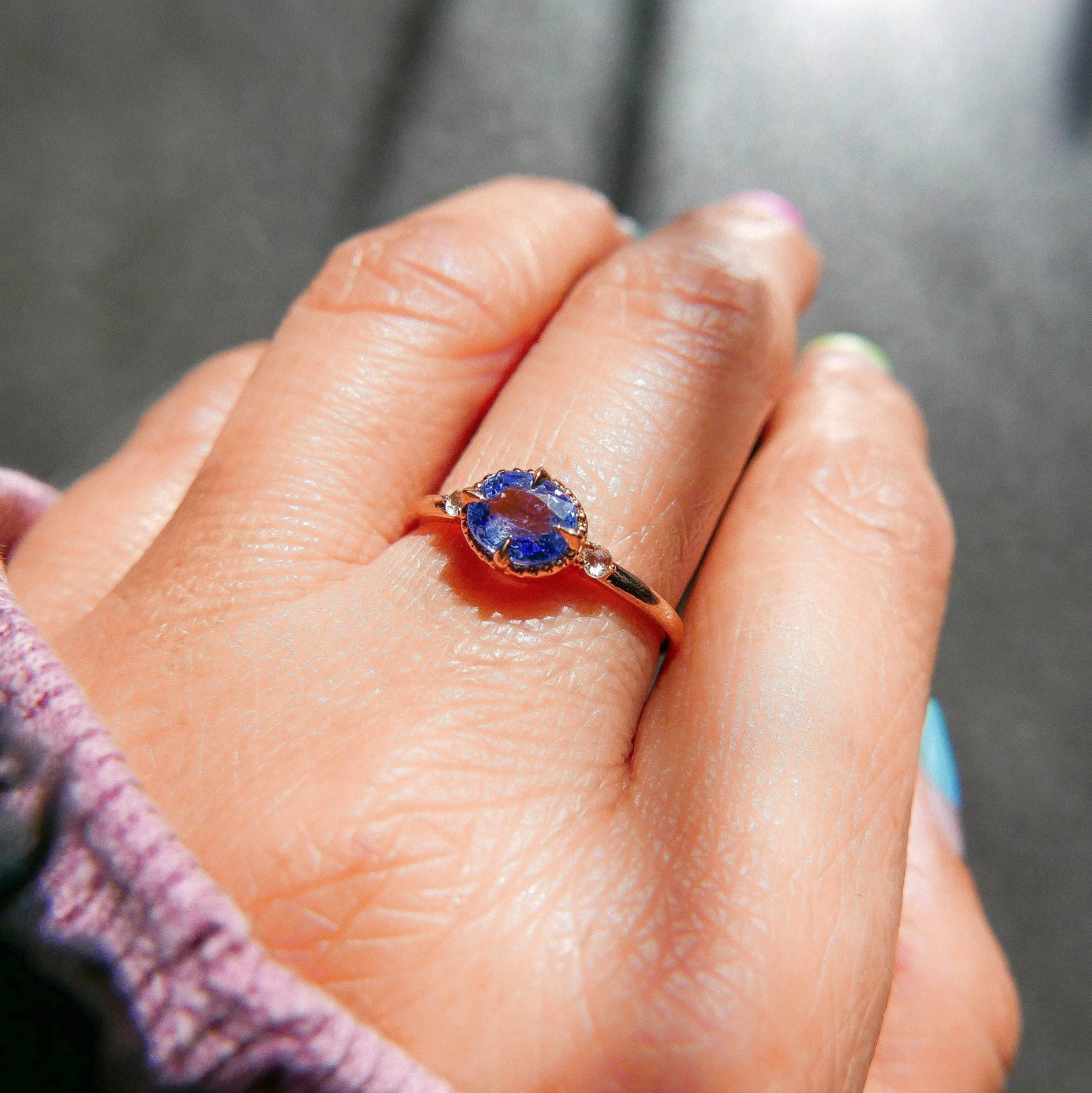 Azul One of a Kind Blue Sapphire Ring