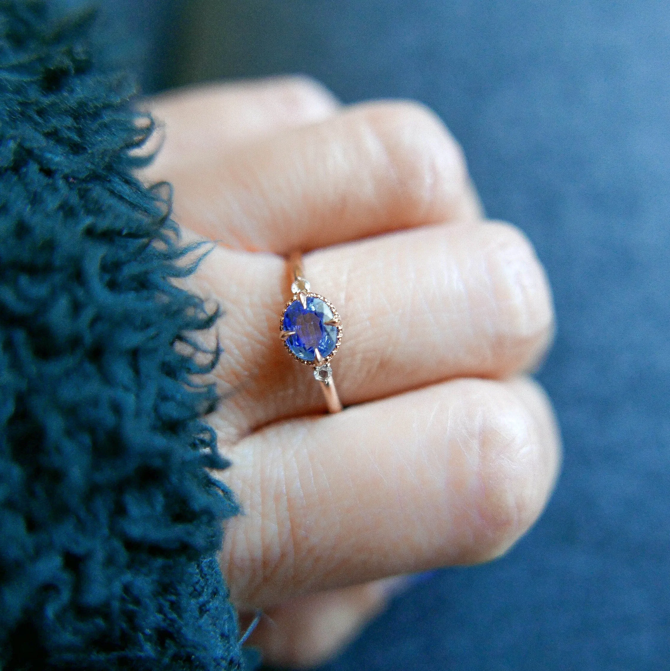 Azul One of a Kind Blue Sapphire Ring