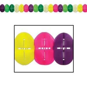 Beistle Easter Egg Garland - Party Supply Decoration for Easter