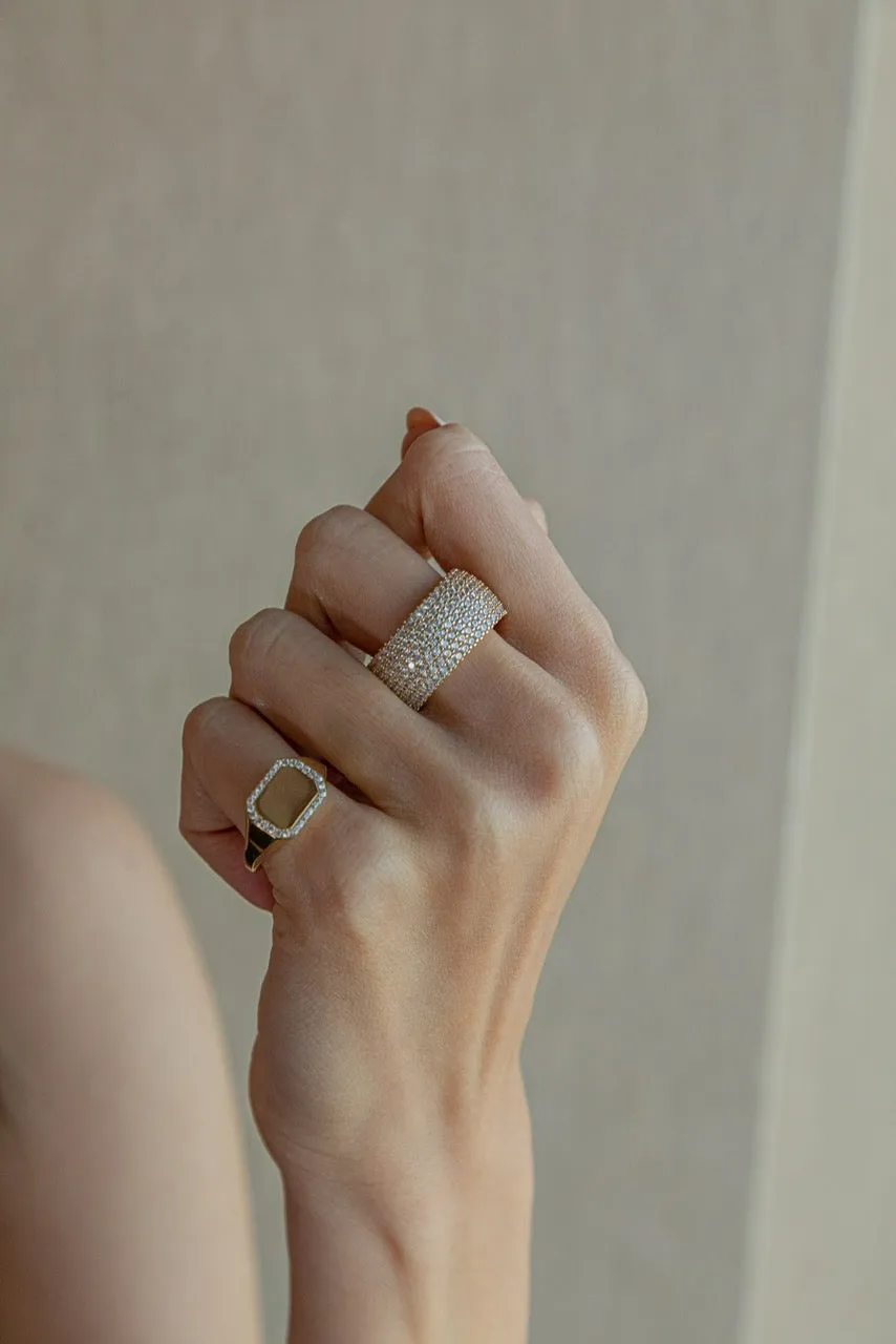 BIG FAT ETERNITY RING
