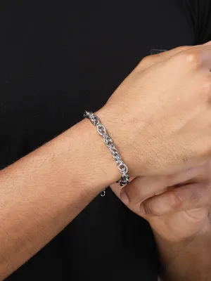 Bohey by KARATCART Men Leather Multistrand Wraparound Bracelet