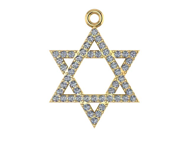 C2101 - Star of David Charm