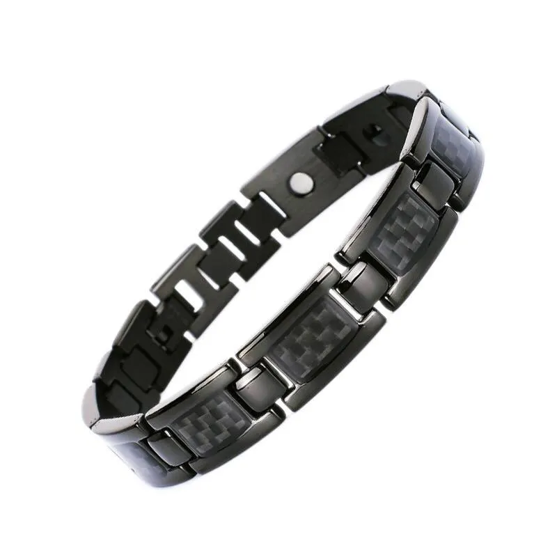 Carbon Fiber Link Bracelet