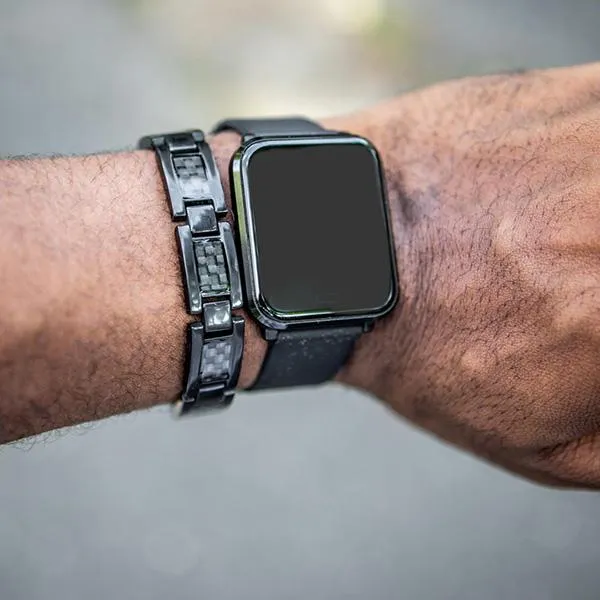 Carbon Fiber Link Bracelet