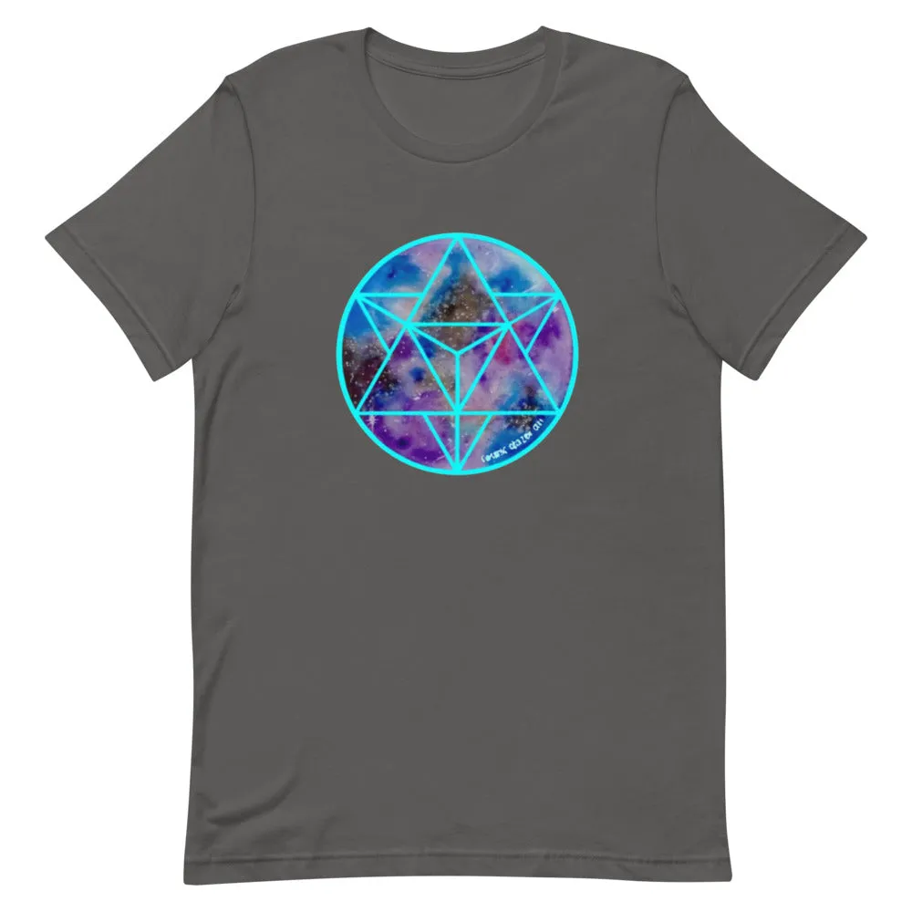 Celestial Merkabah (Cyan) Unisex Tee