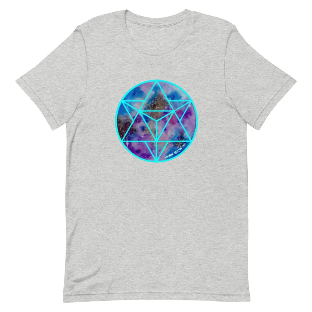 Celestial Merkabah (Cyan) Unisex Tee