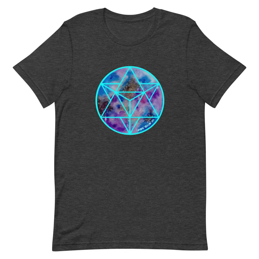 Celestial Merkabah (Cyan) Unisex Tee