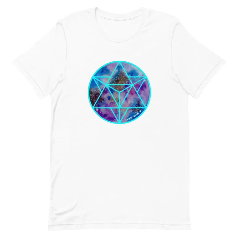 Celestial Merkabah (Cyan) Unisex Tee