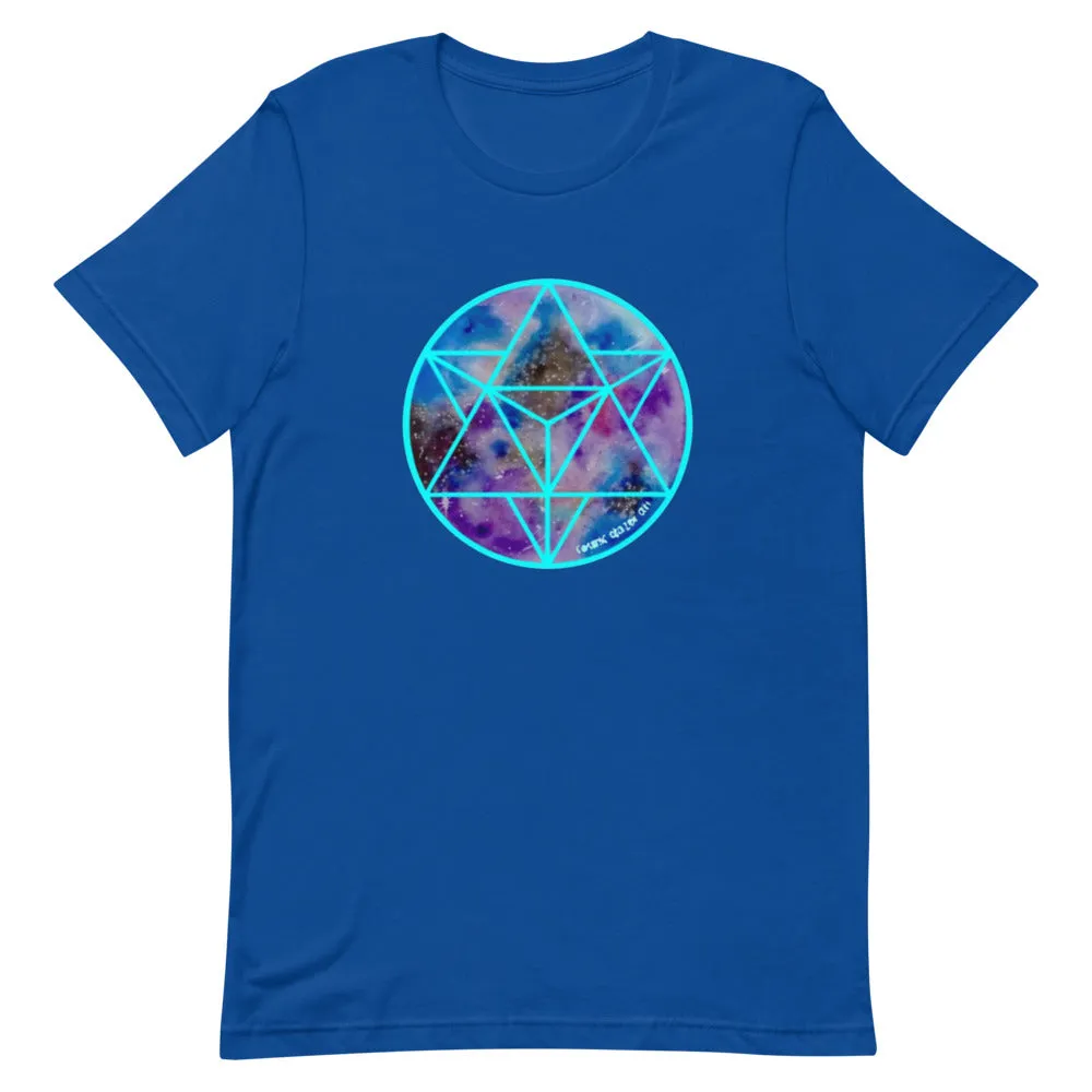 Celestial Merkabah (Cyan) Unisex Tee