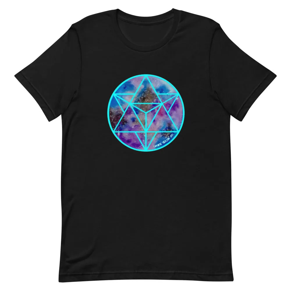 Celestial Merkabah (Cyan) Unisex Tee