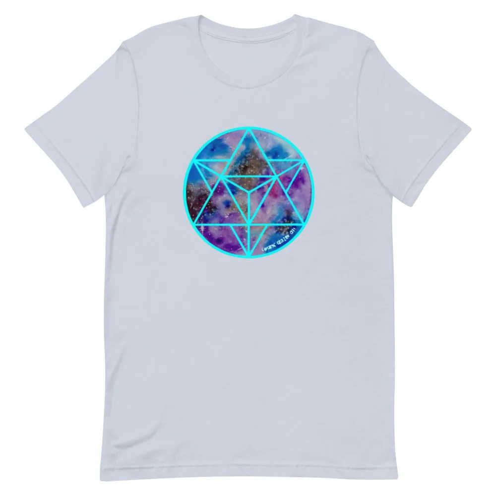 Celestial Merkabah (Cyan) Unisex Tee