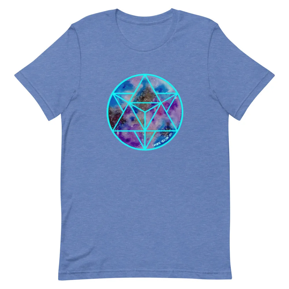 Celestial Merkabah (Cyan) Unisex Tee
