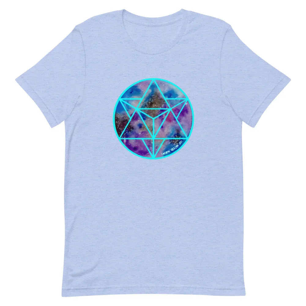 Celestial Merkabah (Cyan) Unisex Tee