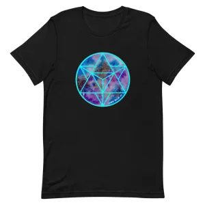 Celestial Merkabah (Cyan) Unisex Tee