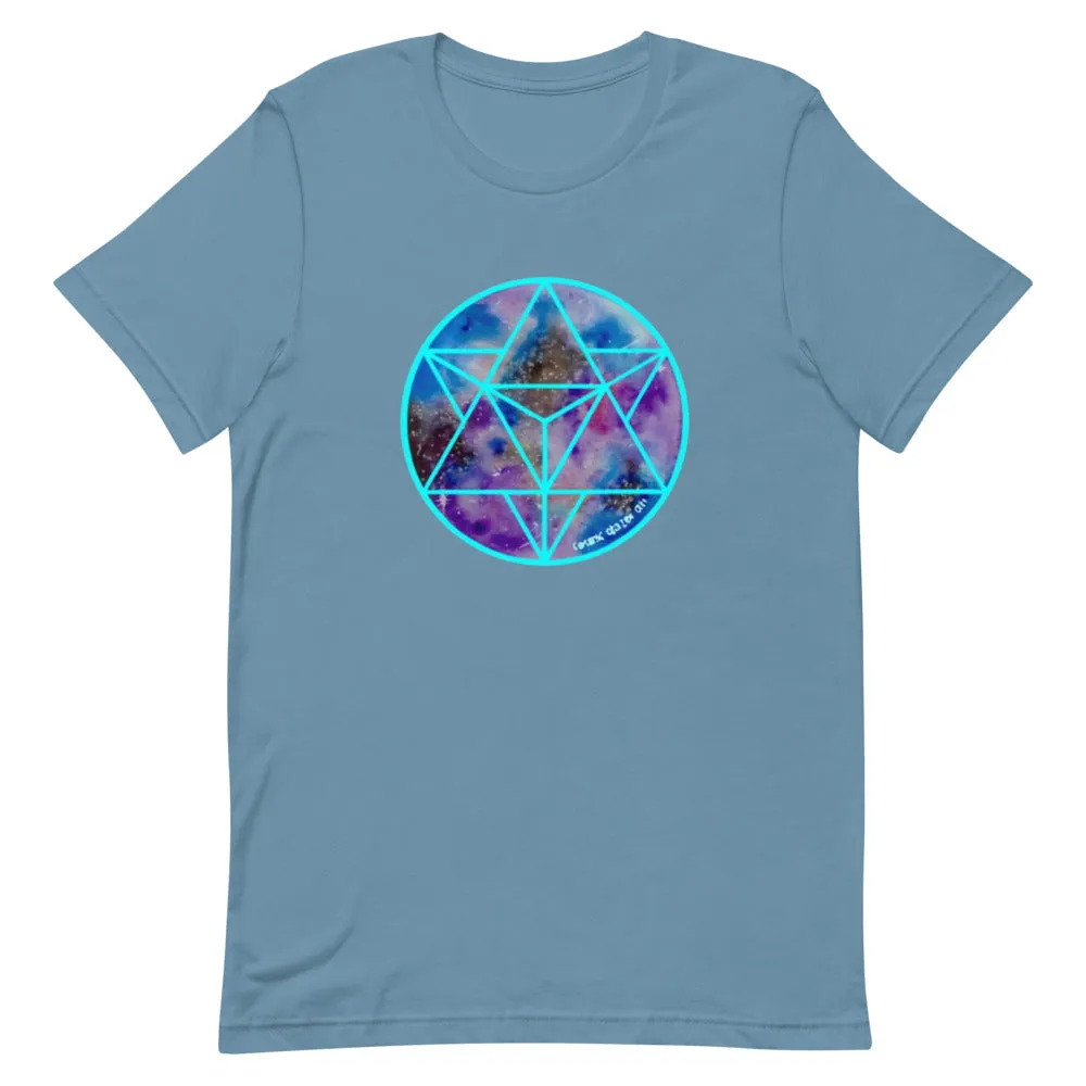 Celestial Merkabah (Cyan) Unisex Tee