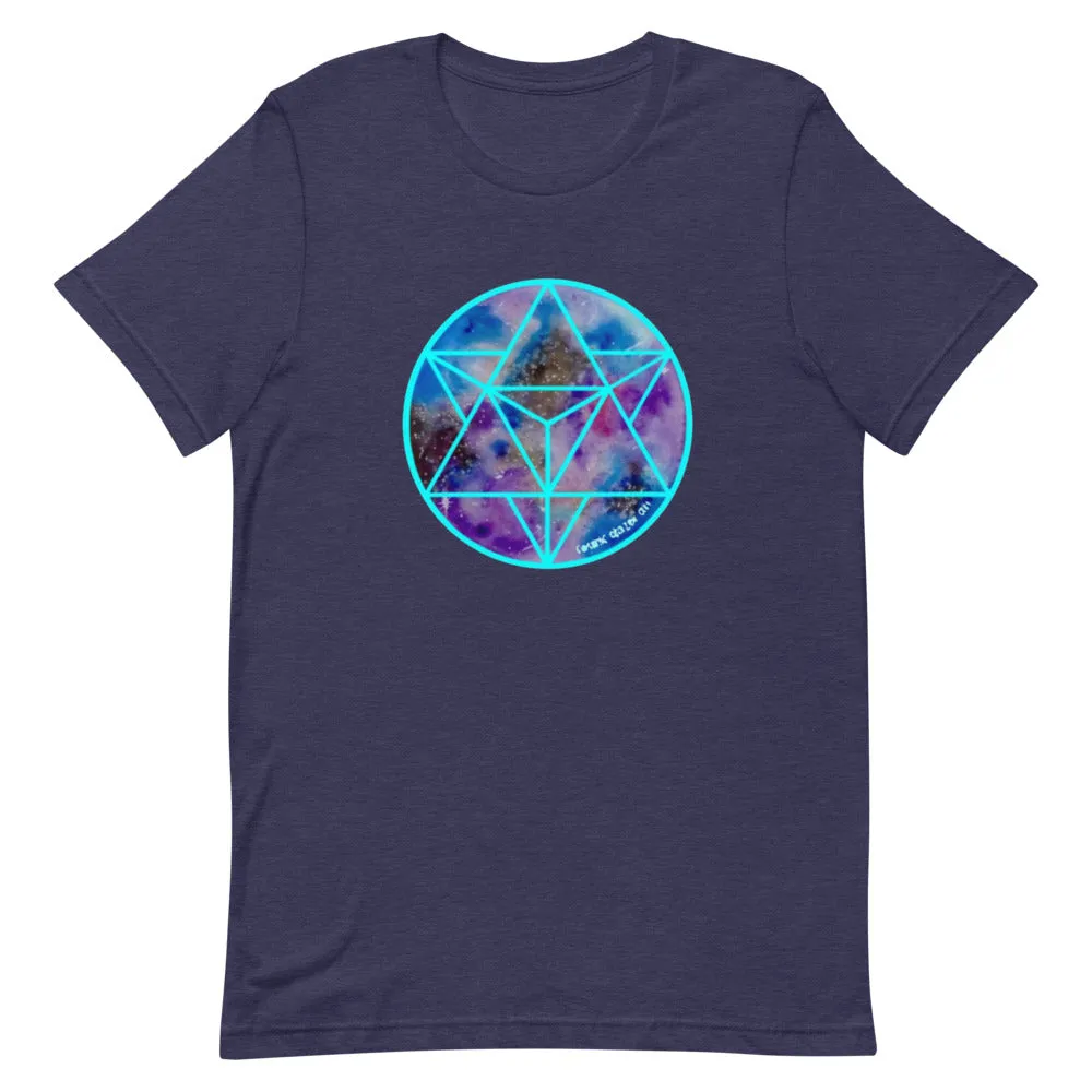 Celestial Merkabah (Cyan) Unisex Tee