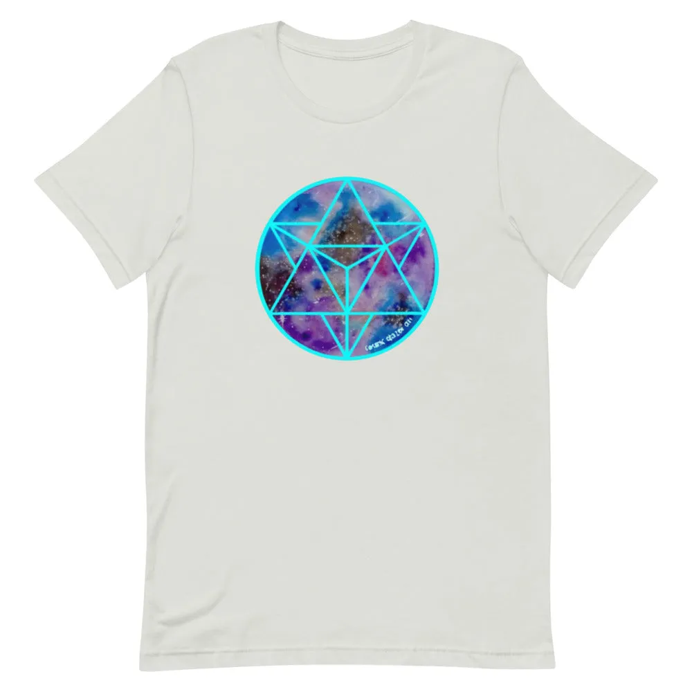 Celestial Merkabah (Cyan) Unisex Tee
